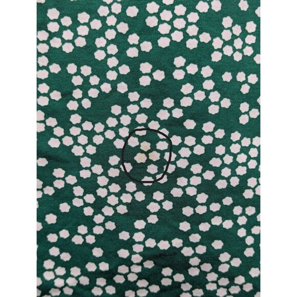 Boden Julianna Ponte Fit and Flare Midi Dress Size 16 Long Polka Dot Modal Green - Picture 11 of 15